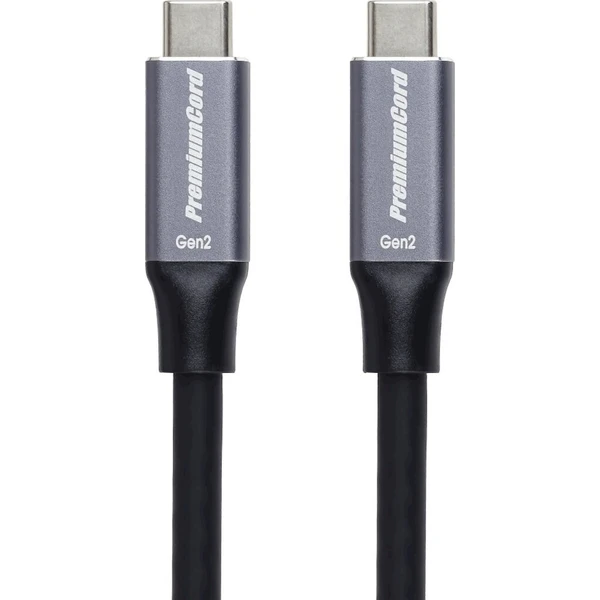 PremiumCord USB-C/USB-C napájací kábel 100W 5m čierny - Káble a redukcie - Hlavný obrázok