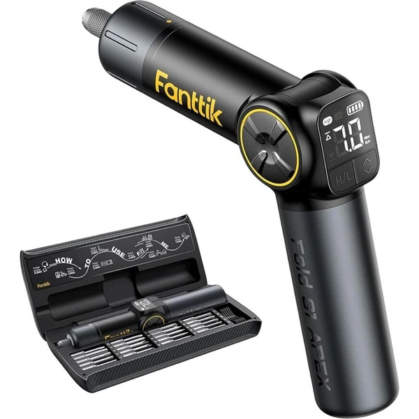 Fanttik S1 Apex Deluxe elektrický skrutkovač čierny - Náradie - Hlavný obrázok