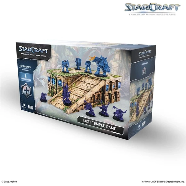 StarCraft The Miniatures Game - Lost Temple Ramp - Terrain Expansion Set - EN - Stolové hry - Hlavný obrázok