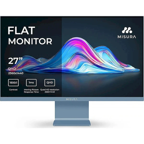 MISURA M2741QKAB monitor 27" modrý - Monitory - Hlavný obrázok