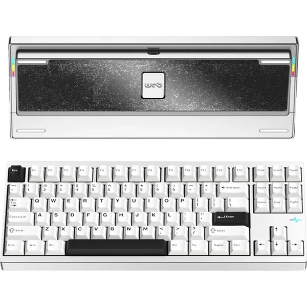 Wobkey Crush 80 Reboot Pro Kailh Cocoa herná klávesnica (US) strieborná - Klávesnice - Hlavný obrázok