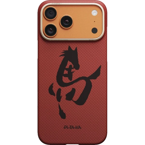 Pitaka Edge Case Ink Horse MagSafe kryt iPhone 17 Pro Cinnabar - Puzdra - Obrázok d_b1a9570a3668408abd8ce01d04a0898d