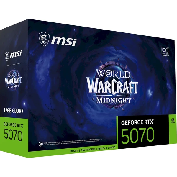 MSI NVIDIA GeForce RTX 5070 12G World of Warcraft MIDNIGHT VOID EDITION OC - Grafické karty - Obrázok d_b1b72462574a4802a079e17f6e1b23b7