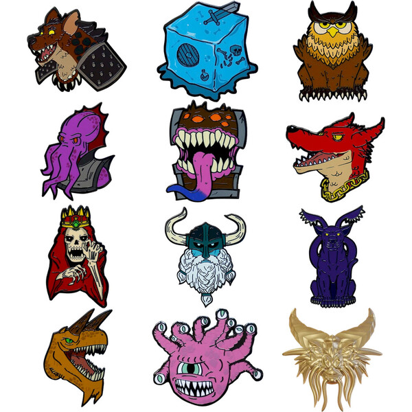 E-shop Fanattik mystery odznak Dungeons & Dragons - 50. výročie