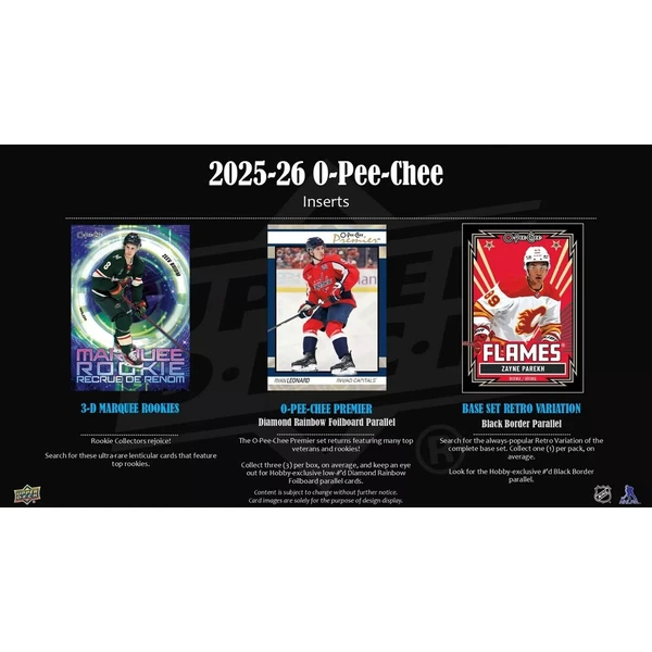Hokejové karty 2025-26 Upper Deck O-Pee-Chee Hockey Hobby Box - Hokejové karty - Obrázok d_b213e4be209a46239f15a318d91701e6