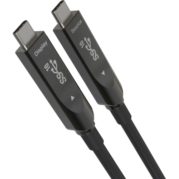 PremiumCord USB-C 10Gbps DP1.4 optický kabel 15m - Káble a redukcie - Obrázok d_b22dd8fdbe024a499fc1c203e67217be