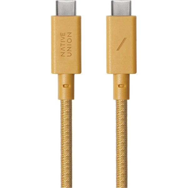 Native Union Anchor Cable USB-C/USB-C kábel, 240W, 3m, horčicový - Káble a redukcie - Obrázok d_b24bfd38d1d944e5be189964bd229fbf