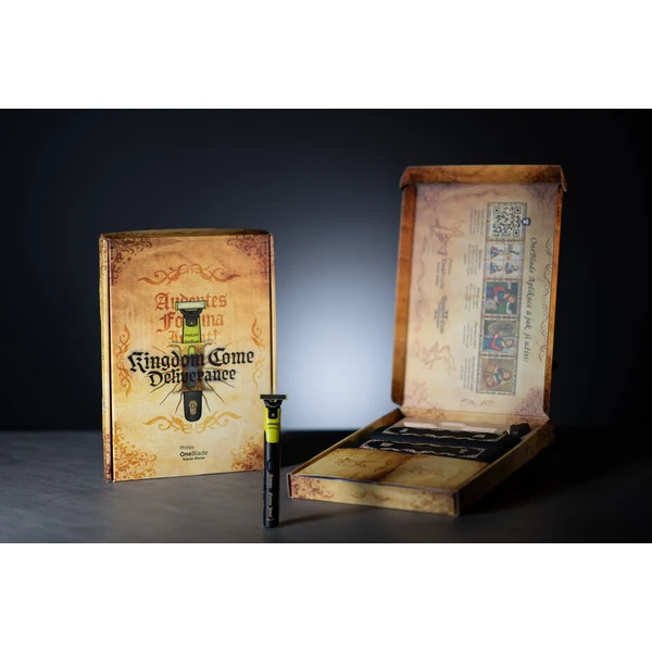 Philips OneBlade 360 Kingdom Come: Deliverancia II limitovaná edícia - Holiace strojčeky a zastrihávače - Obrázok d_b289d485603f4c6ca1e198f561a40e88