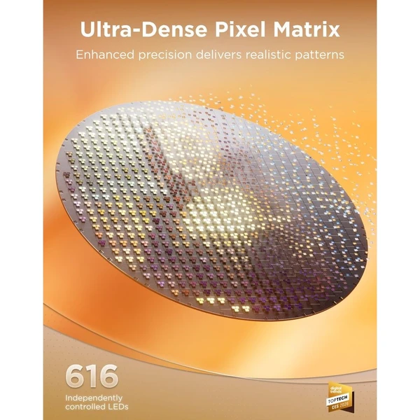 Govee Ultra RGBICWW Smart duálne okrúhle stropné svetlo 5000lm 53cm Matter - Inteligentné osvetlenie - Obrázok d_b29ebee24042496ca3d8eb1dabd732f8