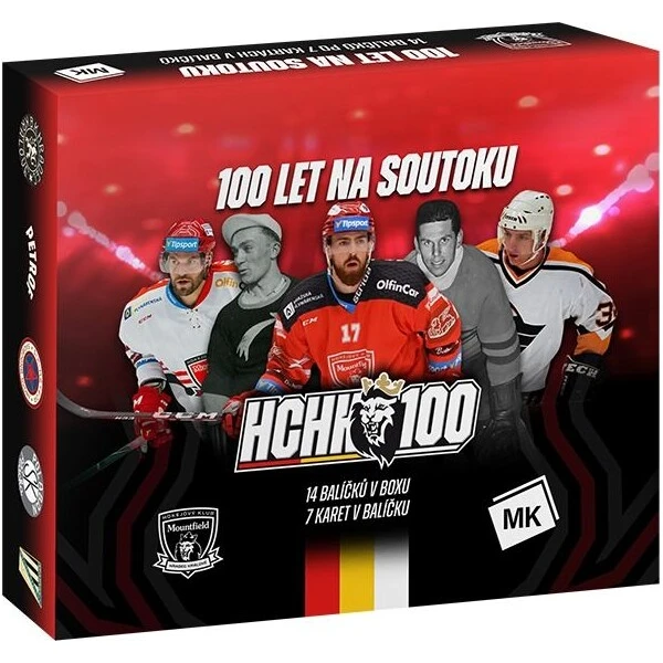 MK hokejové karty 2025 100 rokov na sútoku Hradec Králové box - Hokejové karty - Hlavný obrázok
