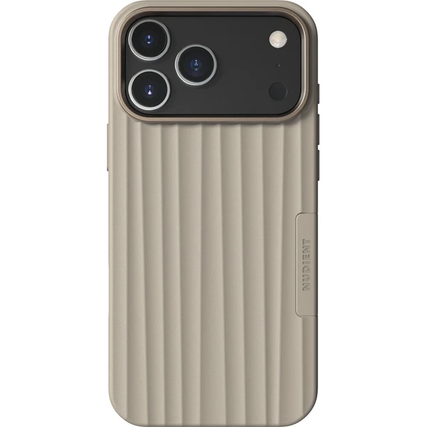 NUDIENT Bold Magsafe kryt iPhone 17 Pro Max/iPhone 18 Pro Max Linen Beige - Puzdra - Hlavný obrázok