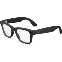 Meta RAY-BAN Wayfarer Gen2 (Veľké) inteligentné matné okuliare (zatmavovacie - číre/šedé) čierne - AR okuliare
