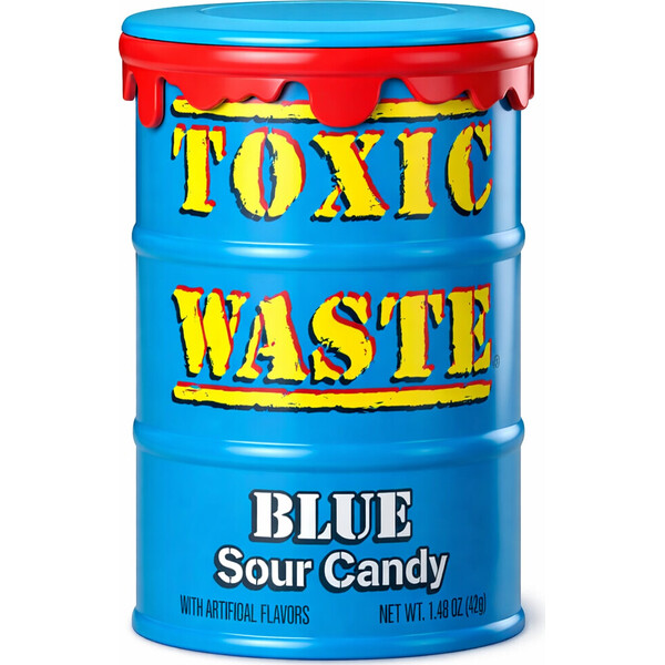 E-shop Kyslé cukríky Toxic Waste - Modrý súdok 42g