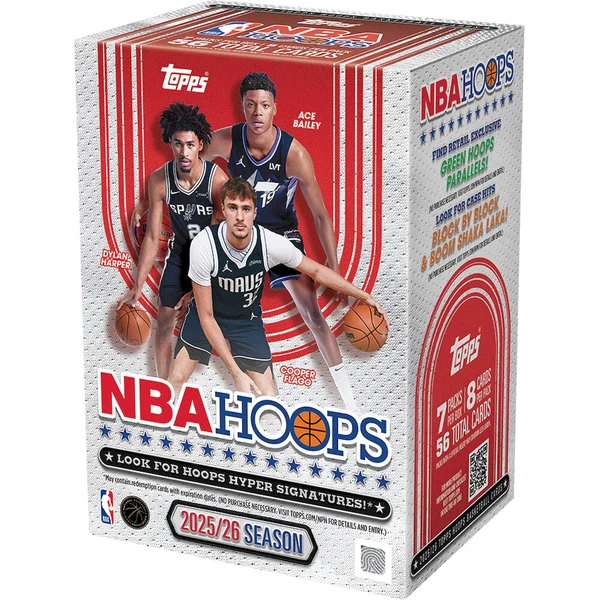 Topps 2025-26 Hoops Basketball Value Box - Basketbalové karty - Hlavný obrázok