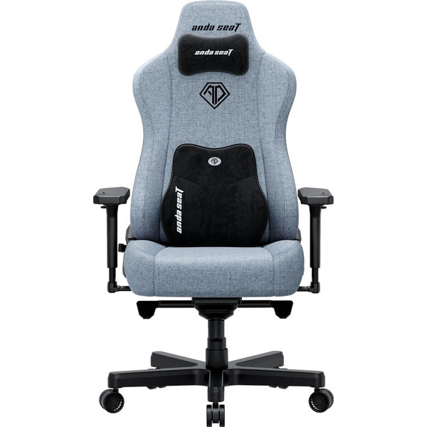 E-shop Anda Seat Kaiser 3E XL textil herná stolička šedomodrá