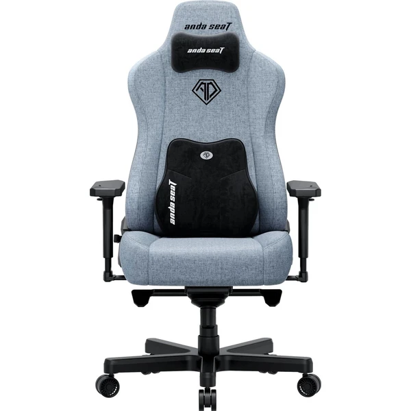Anda Seat Kaiser 3E XL textil herná stolička šedomodrá - Stoličky - Hlavný obrázok
