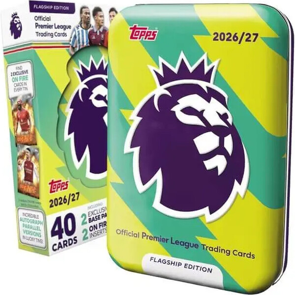 Topps Premier League 2027 - Mega Tin (s táckem) - Futbalové karty - Obrázok d_b49e75ae5b8043a282292b8b5da46388