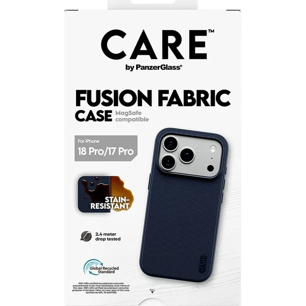 PanzerGlass CARE Fusion Fabric MagSafe kryt Apple iPhone 18 Pro/17 Pro modrý - Puzdra - Obrázok d_b4f45c6ec5fc4a9c9efde3fb89610fb2