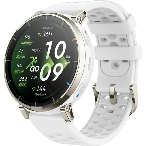 Amazfit Active 3 Premium chytré hodinky biele - Inteligentné hodinky - Hlavný obrázok