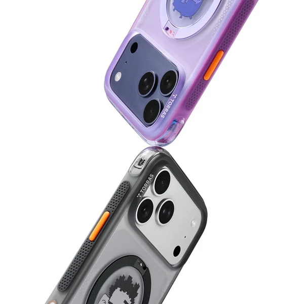 Torras Ostand Q3 Air Gawx Limited MagSafe kryt iPhone 17 Pro Neon night muse - Puzdra - Obrázok d_b5439f7f916d46b9893cccc43ee5c713