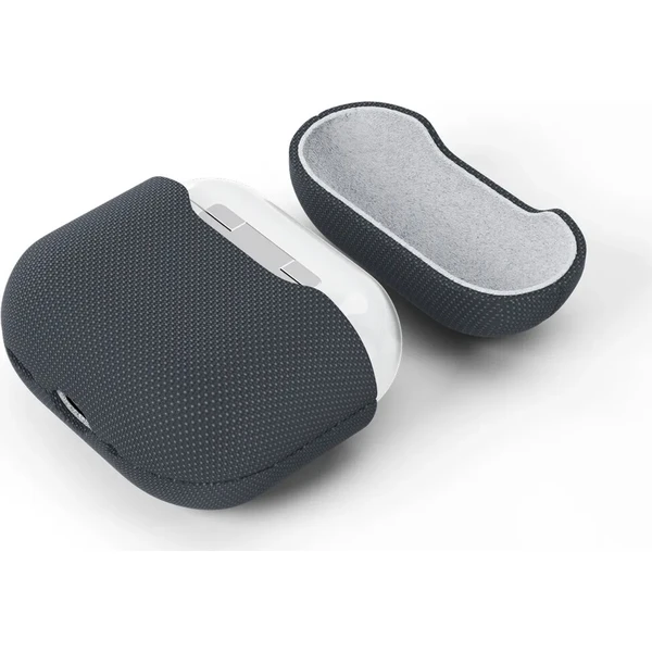 Epico SolidWoven Case AirPods 4/4 (ANC)/5 | čierna | ochrana proti nárazom a poškriabaniu - Puzdra - Obrázok d_b549ed92dda64ea2b0facaf988cf8216