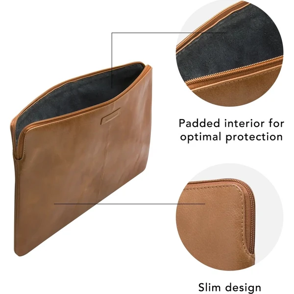 dbramante1928 Skagen Pro kožené sleeve pouzdro pro 14" MacBook hnědé - Puzdra - Obrázok d_b59a741a098e468bac74a97b743c44df