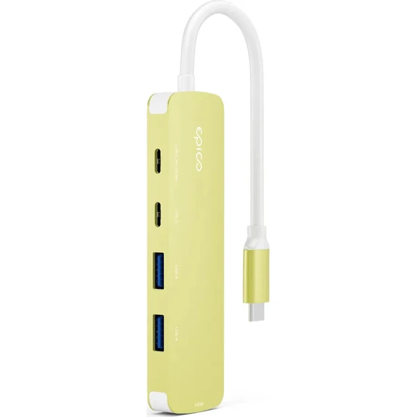 Epico UltraHub 5in1 Slim Alu USB-C Hub EH15 | 100W USB-C PD | 2× USB-A, 2× USB-C, 1× HDMI | Sladené - USB huby - Obrázok d_b636b81e672f4013a491d256862d438b