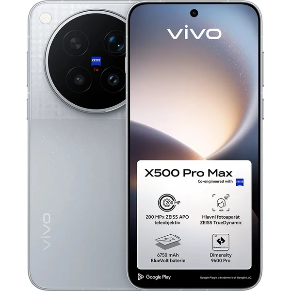 VIVO X500 Pro Max(12+256G) Hviezdna sivá - Mobilné telefóny - Hlavný obrázok
