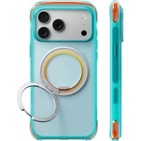 Torras Ostand O3 Air Core MagSafe kryt iPhone 18 Pro modrý - Puzdra
