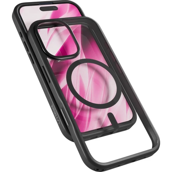iWant Hero Pro Mag+ kryt pre iPhone 17 (otvor na šnúrku) čierna transparentná - Puzdra - Hlavný obrázok