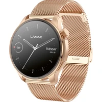 LAMAX Prism AMOLED inteligentné hodinky zlatoružové - Inteligentné hodinky