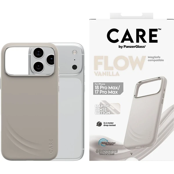 PanzerGlass CARE Flow MagSafe kryt Apple iPhone 18 Pro Max/17 Pro Max Vanilla béžový - Puzdra - Obrázok d_b7e7a9f41d5f4a2dbc4ff33f812d055c