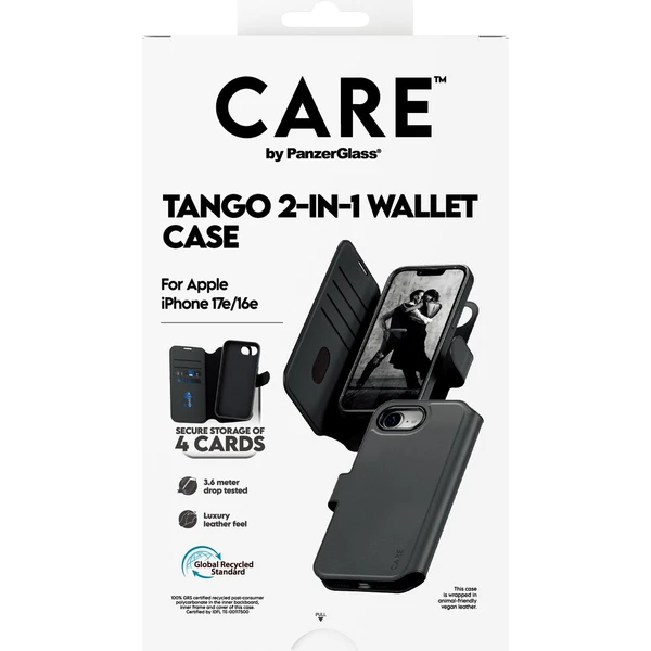 PanzerGlass® CARE Tango 2v1 Wallet MagSafe puzdro Apple iPhone 17e/16e čierne - Puzdra - Obrázok d_b867013b616d4162bd2d139159126705