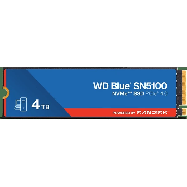 WD Blue SN5100 4TB M.2 NVMe SSD PCIe Gen4 - SSD - Hlavný obrázok