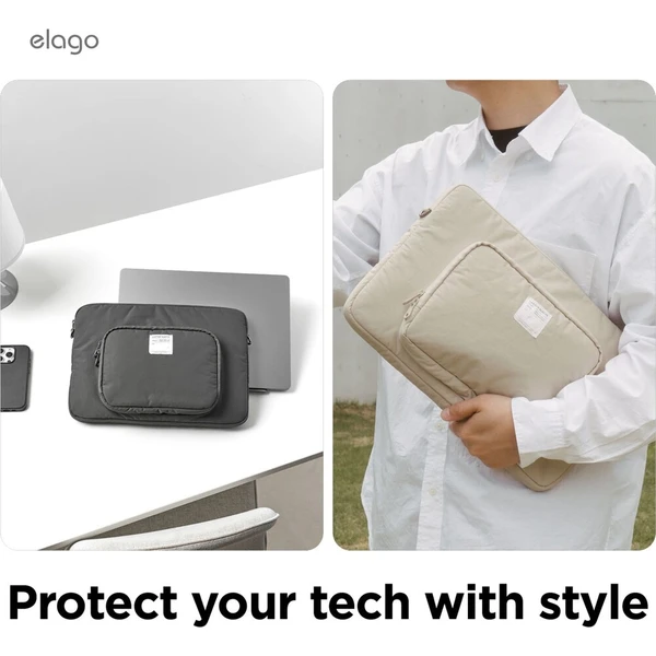 ELAGO PC Sleeve puzdro pre MacBook 15"-16'' tmavohnedé - Puzdra - Obrázok d_b87e956978dc43caa1b8d0fe21449fd1