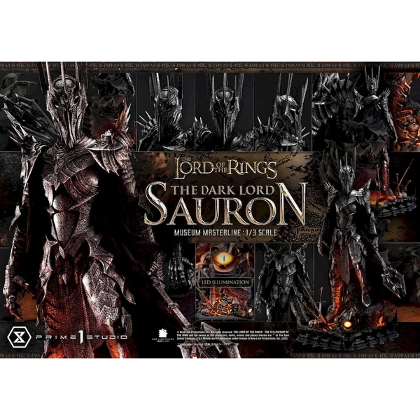 Socha Lord of the Rings Museum Masterline 1/3 The Dark Lord Sauron Bonus Version 117 cm - Sochy a sošky - Obrázok d_b8b8894ad25b460e9c795ed31bba476a