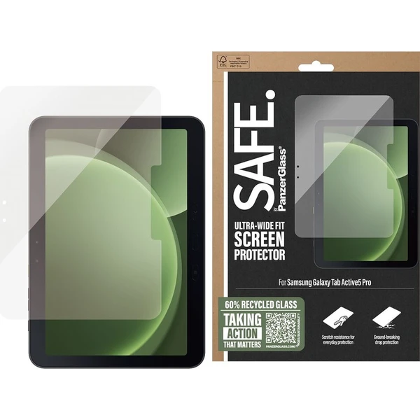 PanzerGlass® SAFE Ultra-Wide Fit sklo Samsung Galaxy Tab Active5 Pro - Ochranné fólie a sklo - Hlavný obrázok
