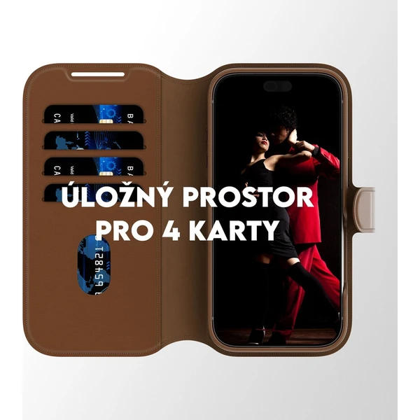 PanzerGlass CARE Tango 2v1 Wallet MagSafe pouzdro Apple iPhone 18 Pro/17 Pro hnědé - Puzdra - Obrázok d_b8e1e178cdba42799d11b6a3879f3893