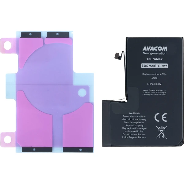 Avacom baterie pro Apple iPhone 12 Pro Max, Li-Ion 3,83V 3687mAh - Batérie - Hlavný obrázok