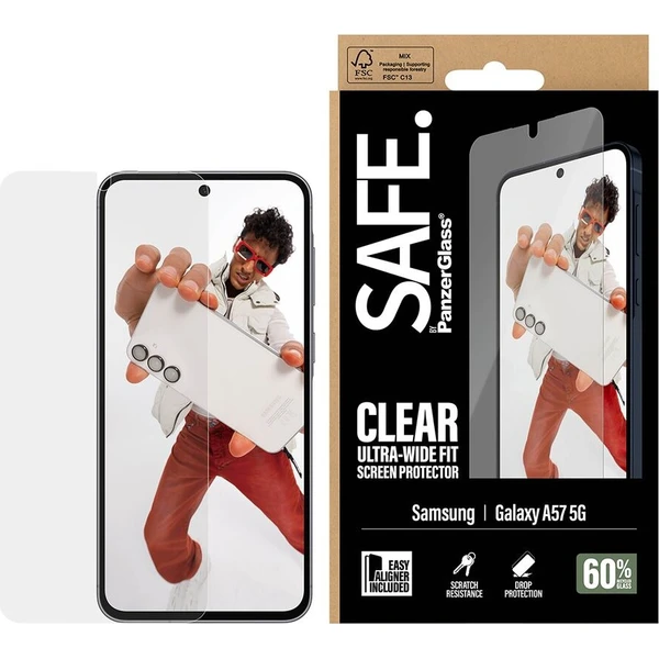 PanzerGlass® SAFE sklo s inštalačným rámčekom Samsung Galaxy A57 - Ochranné fólie a sklo - Obrázok d_b93dfeb926de4bb082b6f29570019c97
