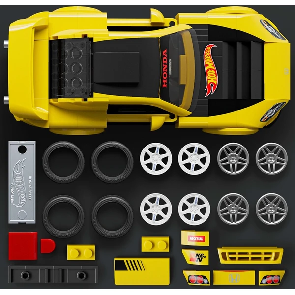 Mattel Brick Shop zostaviteľný model Hot Wheels - 07 Honda S2000 (Speed Series) - Stavebnica - Obrázok d_b9628025cc5b4999abd4ac730be09df9