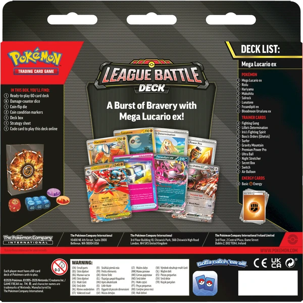 Pokémon TCG: Mega Lucario ex League Battle Deck - Pokémon karty - Obrázok d_b99bbff192bc4189888b0b6112452f9c