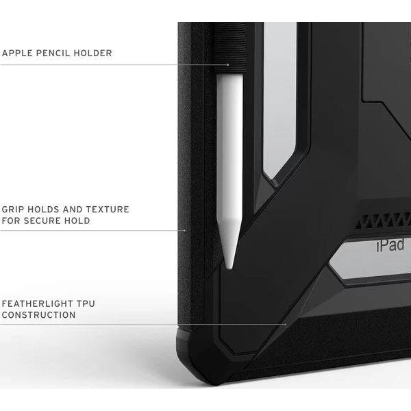 UAG Scout Plus púzdro iPad 11" (2025)/iPad 10,9" (2022) Black - Puzdra - Obrázok d_b9a96d7d794e4db484055f6cfab5e206