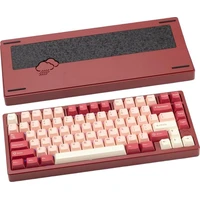 Wobkey Rainy 75 Pro Kailh Cocoa herná klávesnica (US) červená - Klávesnice