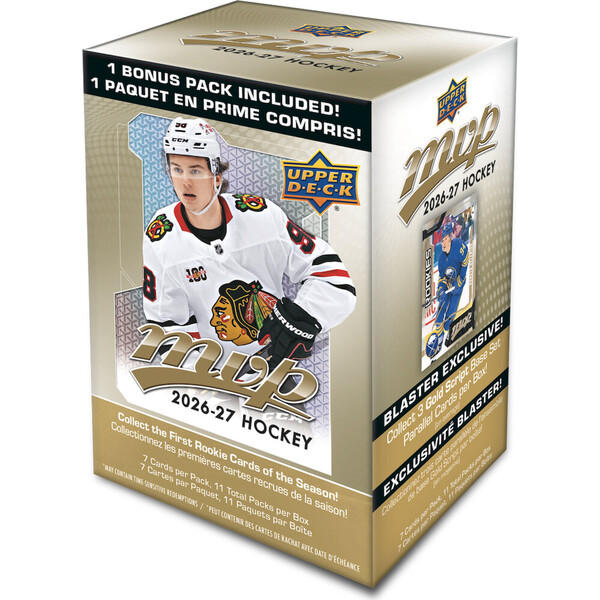 Hokejové karty 2026-27 Upper Deck MVP Hockey Blaster Box - Hokejové karty - Hlavný obrázok