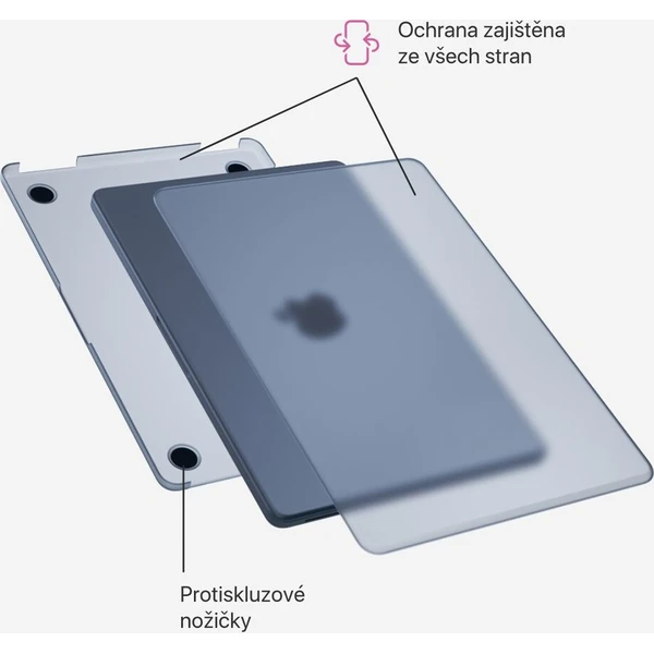 iWant Slim Shell puzdro pre MacBook Neo 13" matná indigo - Puzdra - Obrázok d_bab1cb46ea7c43d58c219e6f5461ba6c