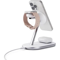 Epico UltraBase Qi2/MagSafe 3v1 Mag+ bezdrátový nabíjecí stojánek bílý - Nabíjačky