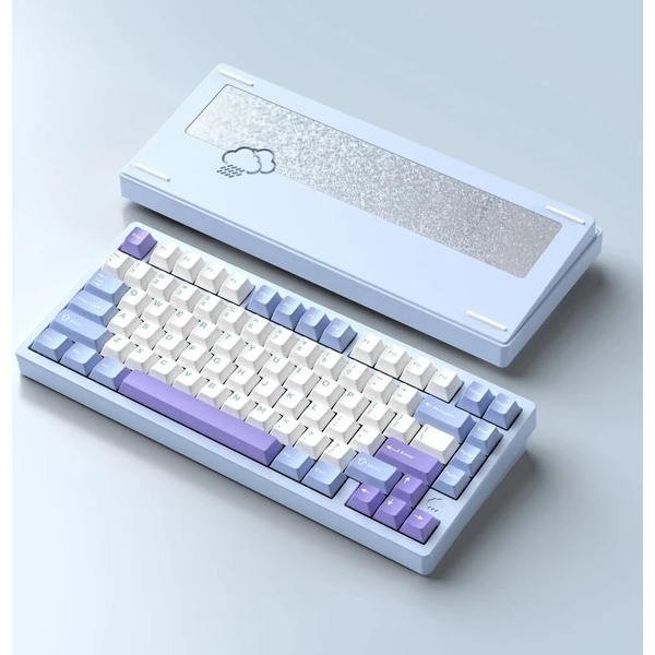 Wobkey Rainy 75 Pro Kailh Cocoa herná klávesnica (US) modrá - Klávesnice - Hlavný obrázok