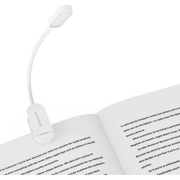 Cubenest LTW02 LED lampička s klipom biela - Lampičky - Obrázok d_bb681bef5d07420fb9c369ca64a3b5dd