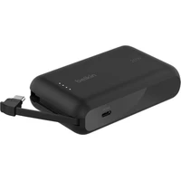 Belkin BOOST CHARGE™ USB-C PowerBanka s integrovaným USB-C káblom, 10000mAh, PD, 20W čierna - Powerbanky